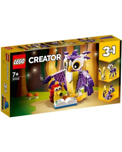 Конструктор LEGO Creator - Фантастични горски създания (31125) - 1