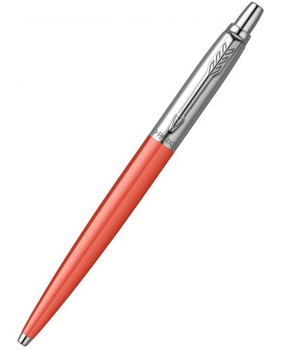 Комплект джобен тефтер Казанова - Оранжев, с химикалка Parker Royal Jotter Originals Glam Rock, червена - 4