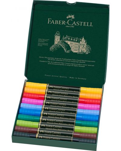 Акварелни маркери Faber-Castell Albrech Dürer - 10 цвята - 3
