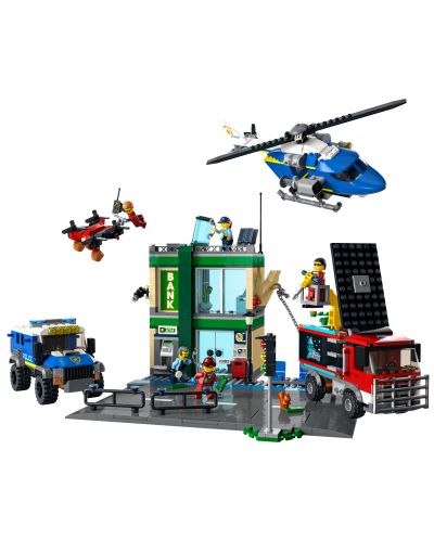 Конструктор LEGO City - Полицейска акция край банката (60317) - 2