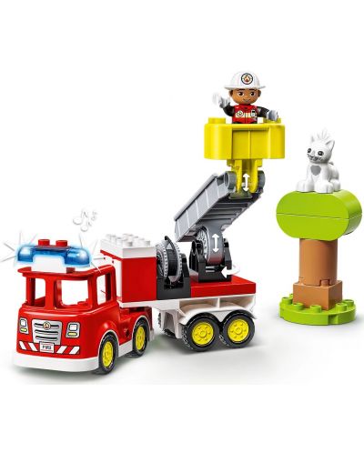 Конструктор LEGO Duplo Town - Пожарникарски камион, със звуци (10969) - 3