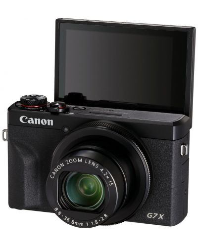 Компактен фотоапарат Canon - Powershot G7 X III + за стрийминг, черен - 4