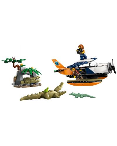 Конструктор LEGO City - Воден самолет Изследовател на джунглата (60425) - 4