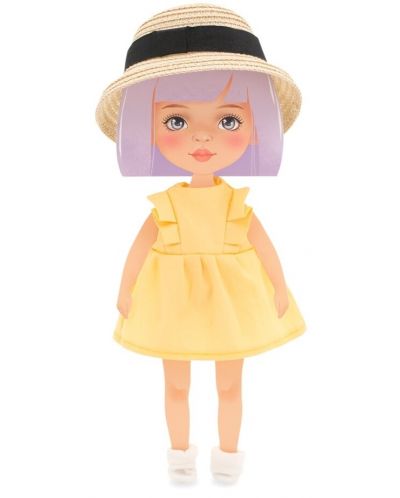 Комплект дрехи за кукла Orange Toys Sweet Sisters - Жълта рокля - 2