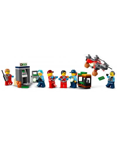 Конструктор LEGO City - Полицейска акция край банката (60317) - 3