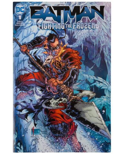 Екшън фигура McFarlane DC Comics: Batman - Robin: Fighting The Frozen Comic (Page Punchers), 18 cm - 10
