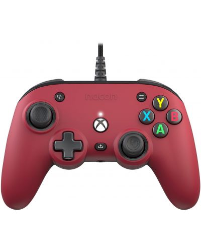 Контролер Nacon - Pro Compact, Red (Xbox One/Series S/X) - 1