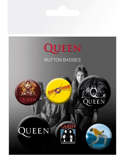 Комплект значки GB eye Music: Queen - Key Art - 1
