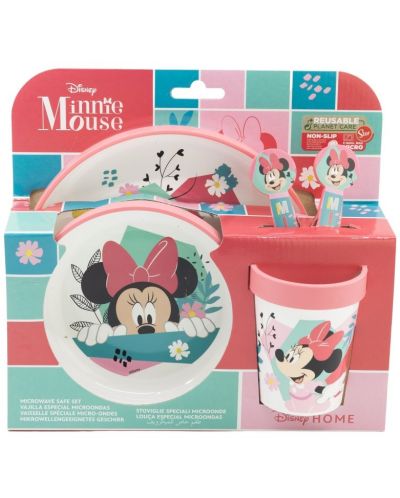 Комплект за хранене Stor - Minnie Mouse Being More Minnie, 5 части - 2