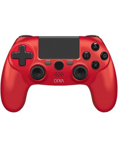Контролер Cirka - NuForce, безжичен, червен (PS4/PS3/PC) - 1