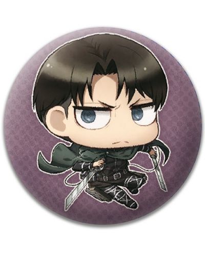 Комплект значки ABYstyle Animation: Attack on Titan - Chibi Characters - 6