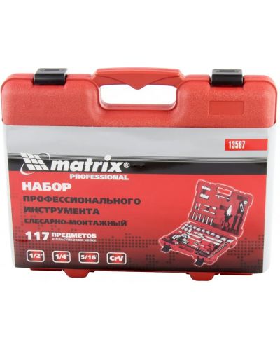 Комплект инструменти MTX - Professional, 117 части, 1/2'', 1/4'' и 5/16'' - 3