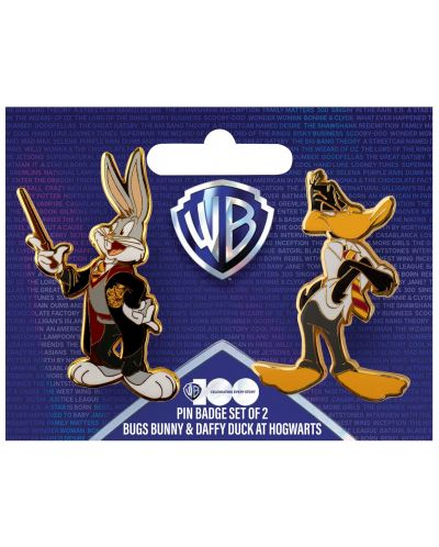 Комплект значки CineReplicas Animation: Looney Tunes - Bugs and Daffy at Hogwarts (WB 100th) - 5