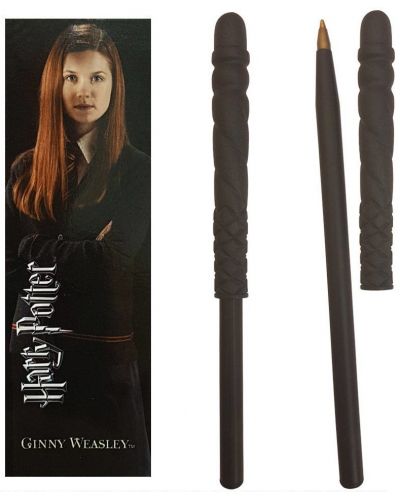 Комплект химикалка и разделител за книги The Noble Collection Movies: Harry Potter - Ginny Weasley - 1
