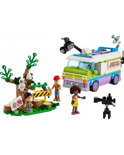 Конструктор LEGO Friends - Новинарски бус (41749) - 2