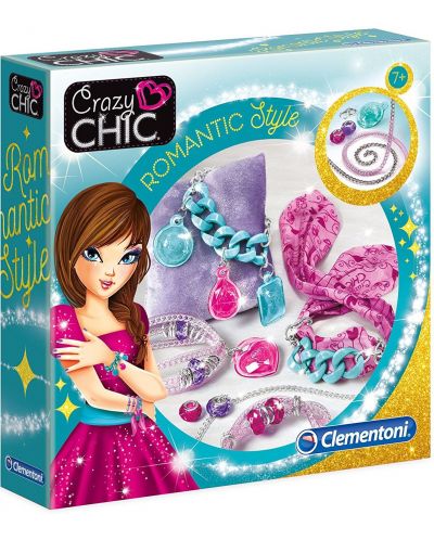 Творчески комплект Clementoni Crazy Chic - Направи си сам гривни, Romantic - 1