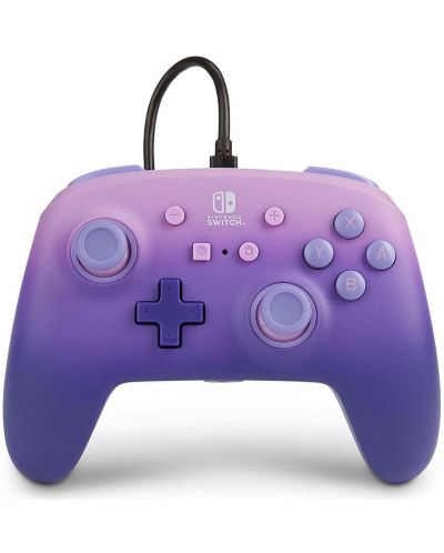Контролер PowerA - Enhanced за Nintendo Switch, Lilac Fantasy - 1