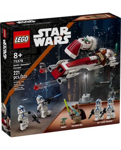 Конструктор LEGO Star Wars - Бягство с BARC Speeder (75378) - 1