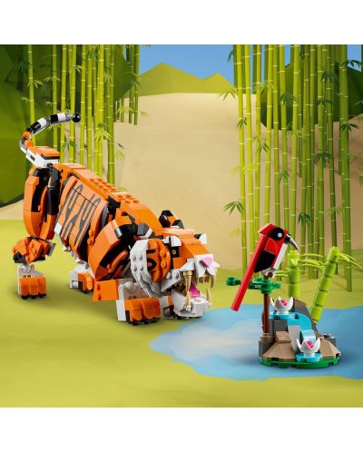 Конструктор LEGO Creator  3 в 1 - Величествен тигър (31129) - 5
