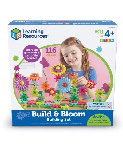 Конструктор Learning Resources - С цветя, 117 части - 4