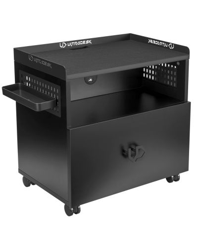 Компютърен шкаф Ultradesk - Crate, черен - 2