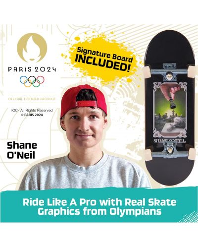 Комплект скейтборди за пръсти Tech Deck - Olympic X Connect Creator Shane O Neill - 7