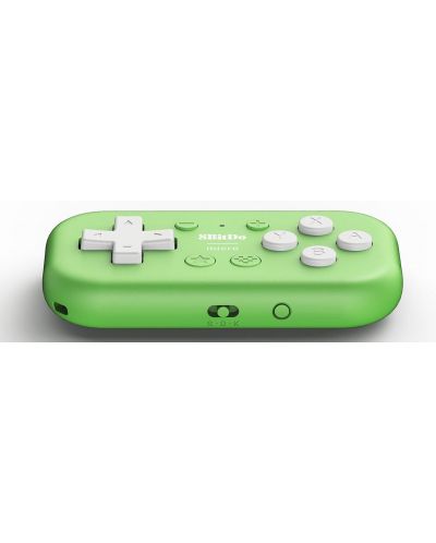 Безжичен контролер 8BitDo - Micro Gamepad, зелен (Nintendo Switch/PC) - 3