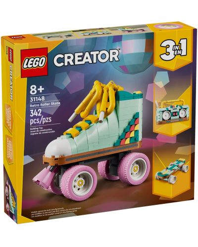 Конструктор LEGO Creator 3 в 1 - Ретро ролкова кънка (31148) - 1