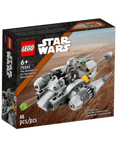 Конструктор LEGO Star Wars - Микробоец N-1 Starfighter на Мандалореца (75363) - 1