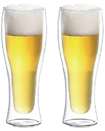 Комплект от 2 двустенни чаши за бира Faubourg - Dublin, 480 ml - 1