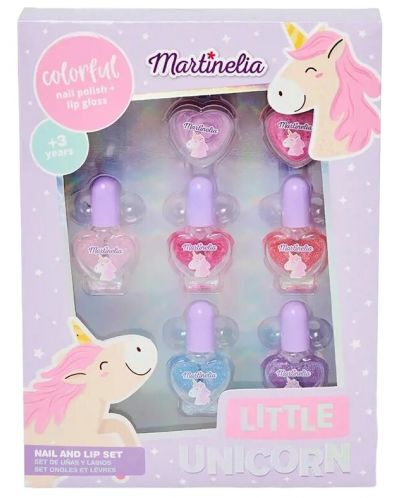 Комплект Martinelia Little Unicorn - Лакове за нокти и гланц за устни - 1