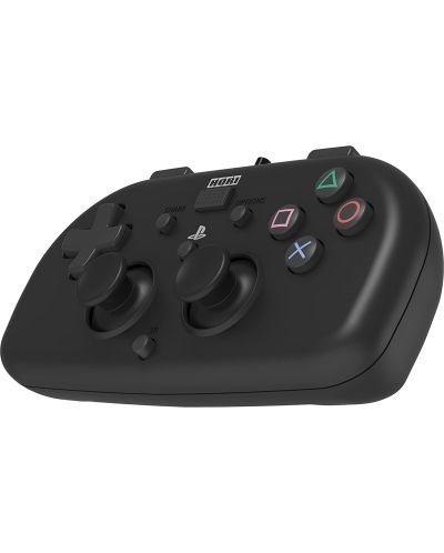 Контролер Hori - Wired Mini Gamepad, черен (PS4) - 2