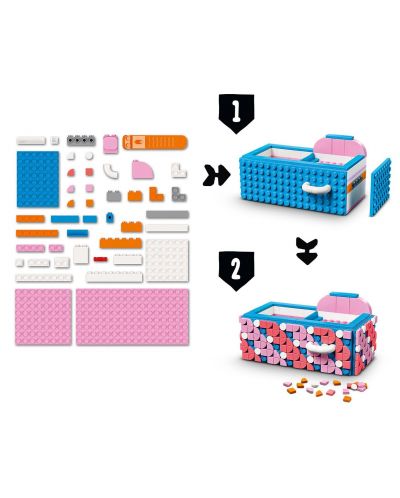 Комплект Lego Dots - Органайзер за бюро (41907) - 2