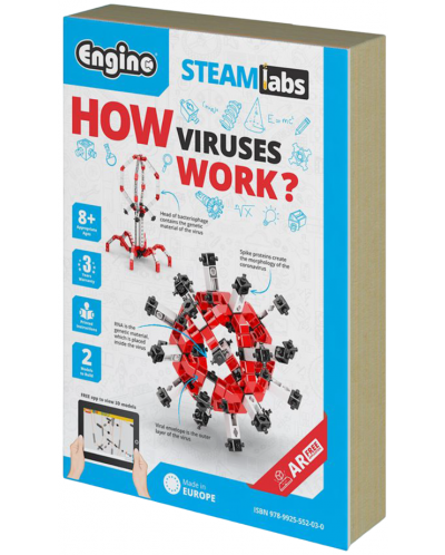 Конструктор Engino Steamlabs - Как работят вирусите - 1