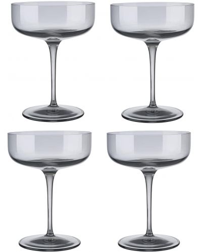 Комплект от 4 чаши за шампанско Blomus - Fuum, 300 ml, сиви - 2
