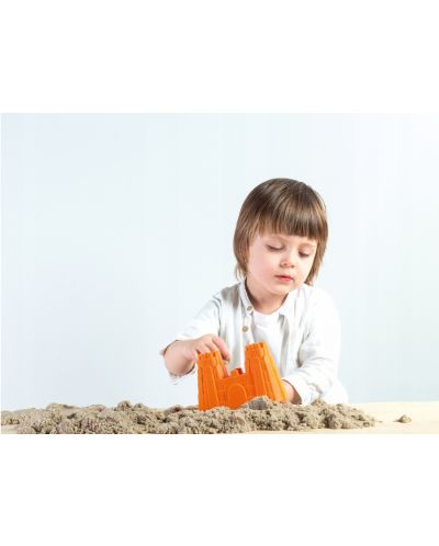 Кофичка за пясък Marioinex - С лопатка, гребло, формички и платноходка, асортимент - 3