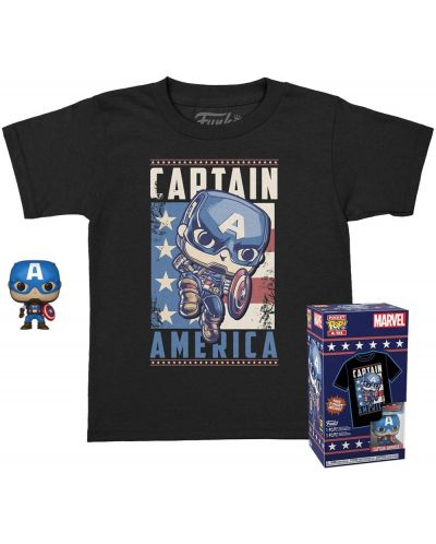 Комплект Funko POP! Collector's Box: Marvel - Captain America (Captain America) (Special Edition) - 1
