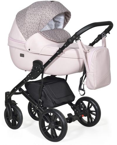 Комбинирана детска количка 2в1 Baby Giggle - Mio, розова - 1