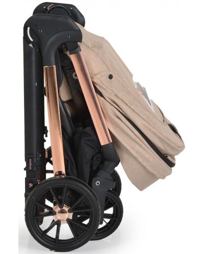 Комбинирана детска количка 3в1 Cangaroo - Empire, бежова - 9
