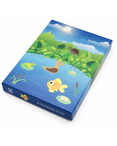 Комплект детски прибори за хранене Zilverstad - Водни животинки, 4 части - 4