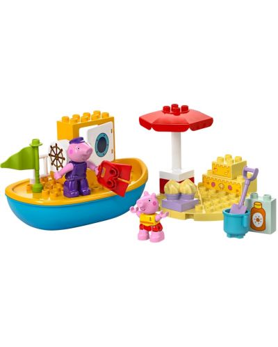 Конструктор LEGO Duplo - Peppa Pig пътуване с лодка (10432) - 3