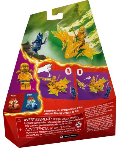 Конструктор LEGO Ninjago - Ударът на дракона на Арин (71803) - 5