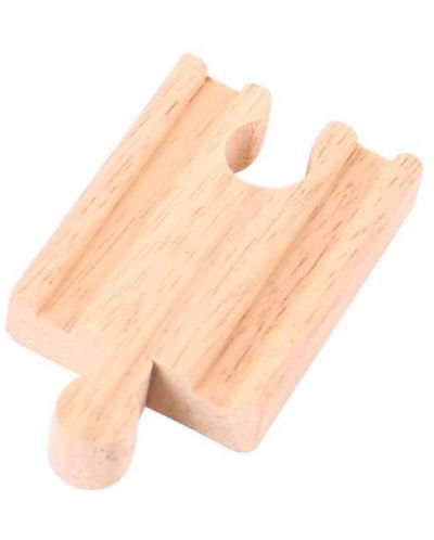 Комплект дървени релси Bigjigs - Мъжки/женски, 12 броя - 2