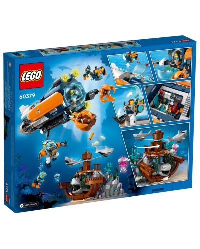 Конструктор LEGO City - Дълбоководна изследователска подводница (60379) - 10
