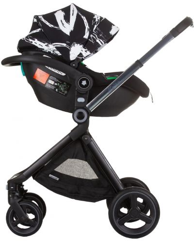 Комбинирана бебешка количка Chipolino - Елит, мастилен арт - 9