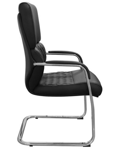 Комплект посетителски столове RFG - Grande, 2 броя, черни - 3