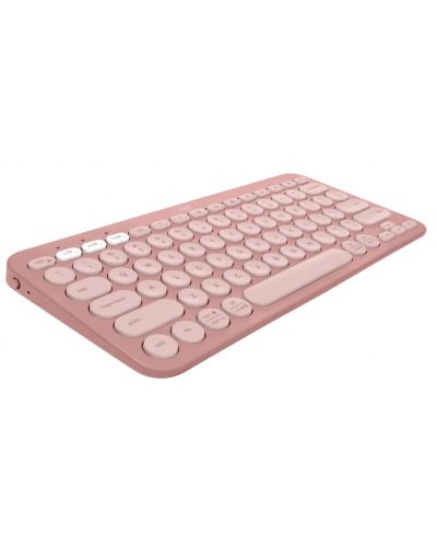 Комплект клавиатура и мишка Logitech - Pebble 2, безжичен, Tonal Rose - 6