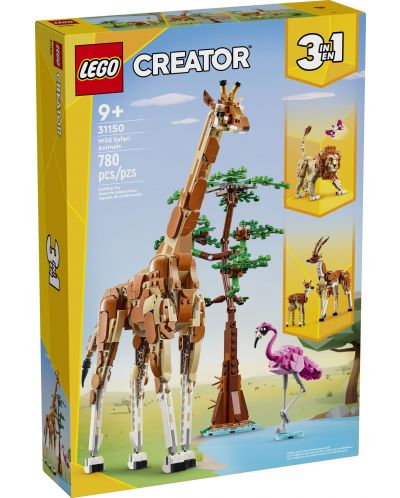 Конструктор LEGO Creator 3 в 1 - Сафари животни (31150) - 1