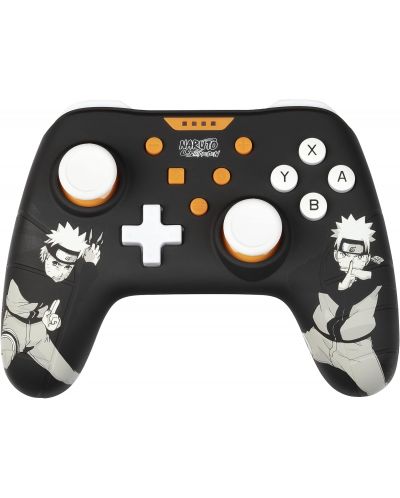 Контролер Konix - за Nintendo Switch/PC, жичен, Naruto, черен - 1