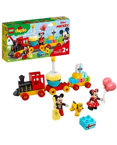 Конструктор LEGO Duplo Disney - Влак за рождения ден на Mickey и Minnie (10941) - 2